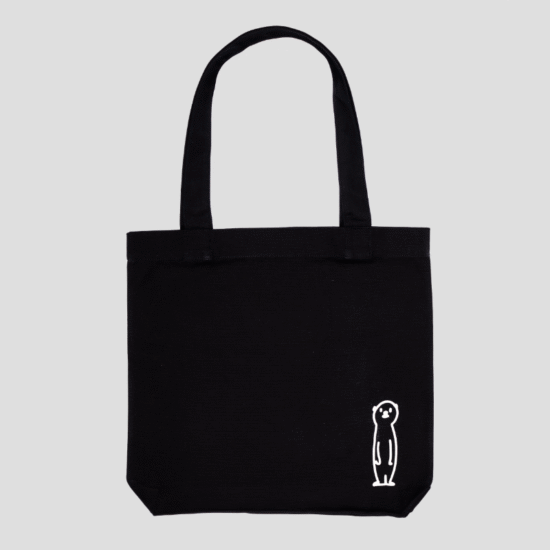 Black Meraki Tote Bag